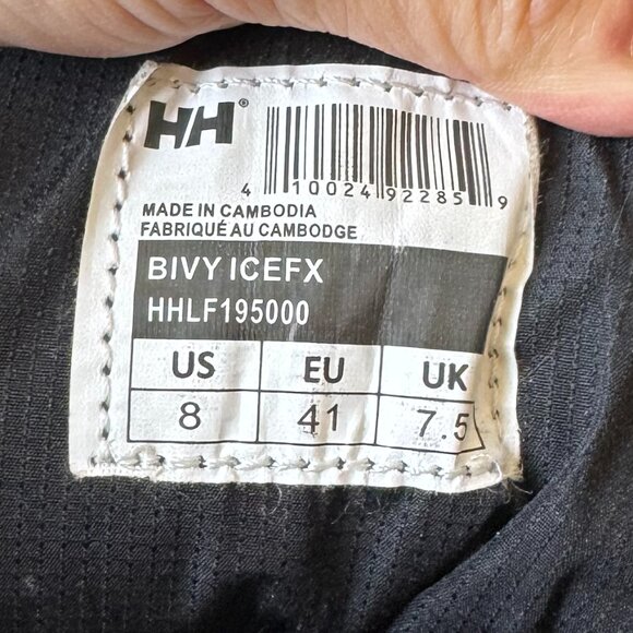 Mens Bivy IceFX T-Max Heat Waterproof Winter Boots - Black/Grey Size 8 - Picture 9 of 13